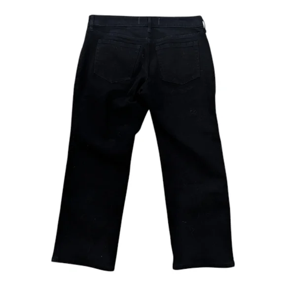 Hollister Low-Rise Relaxed Straight Black Jeans Size 12 Short New - Picture 2 of 4